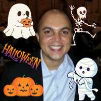 Tema de Halloween com o Diego